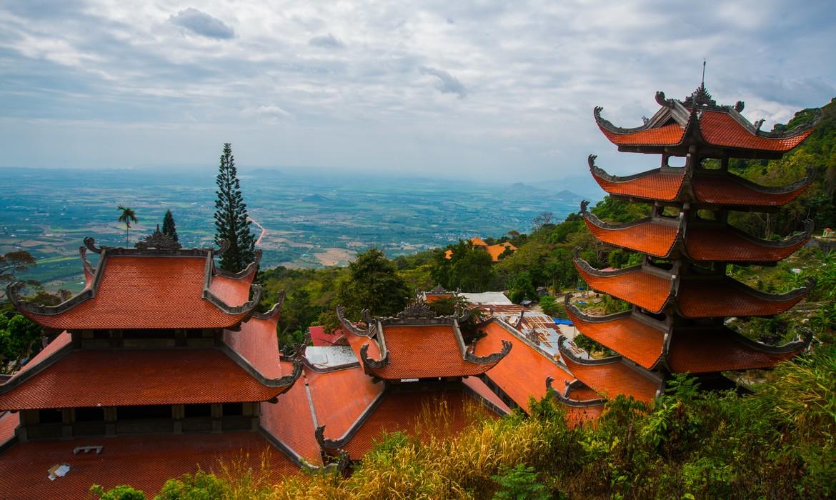 Pagoda in Ta Cu mountain, Binh Thuan province, Phan Thiet