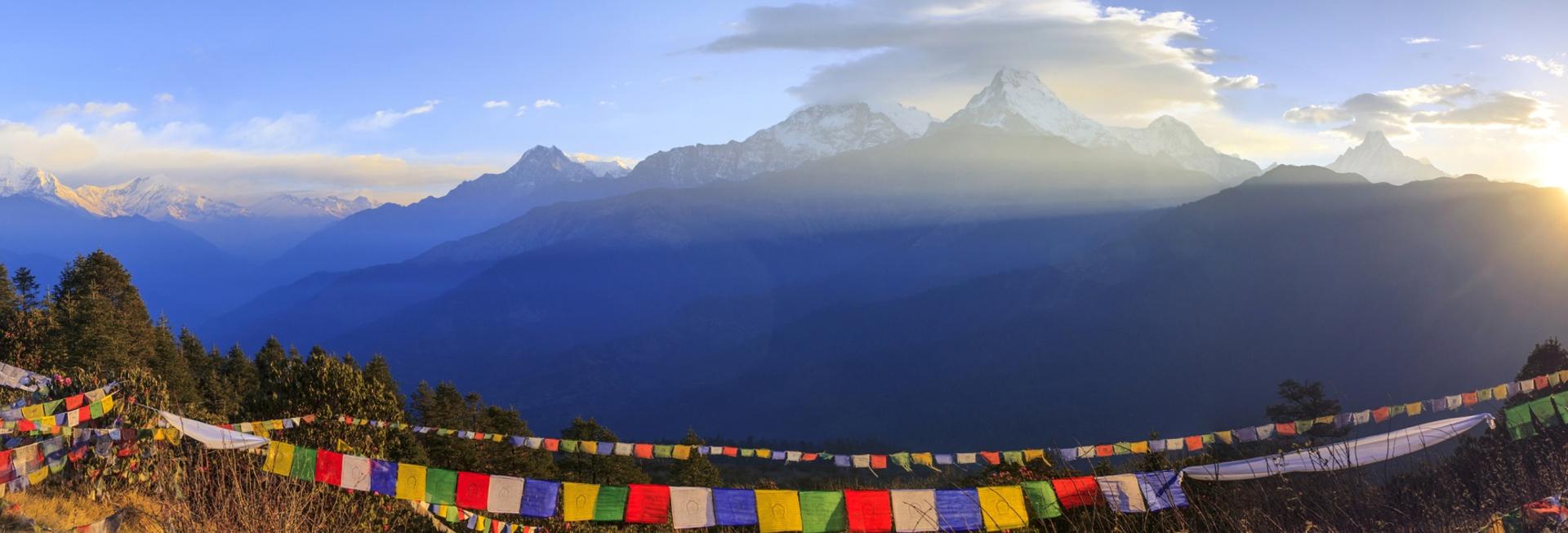 Mt Everest taken from Nargakot, Nepal