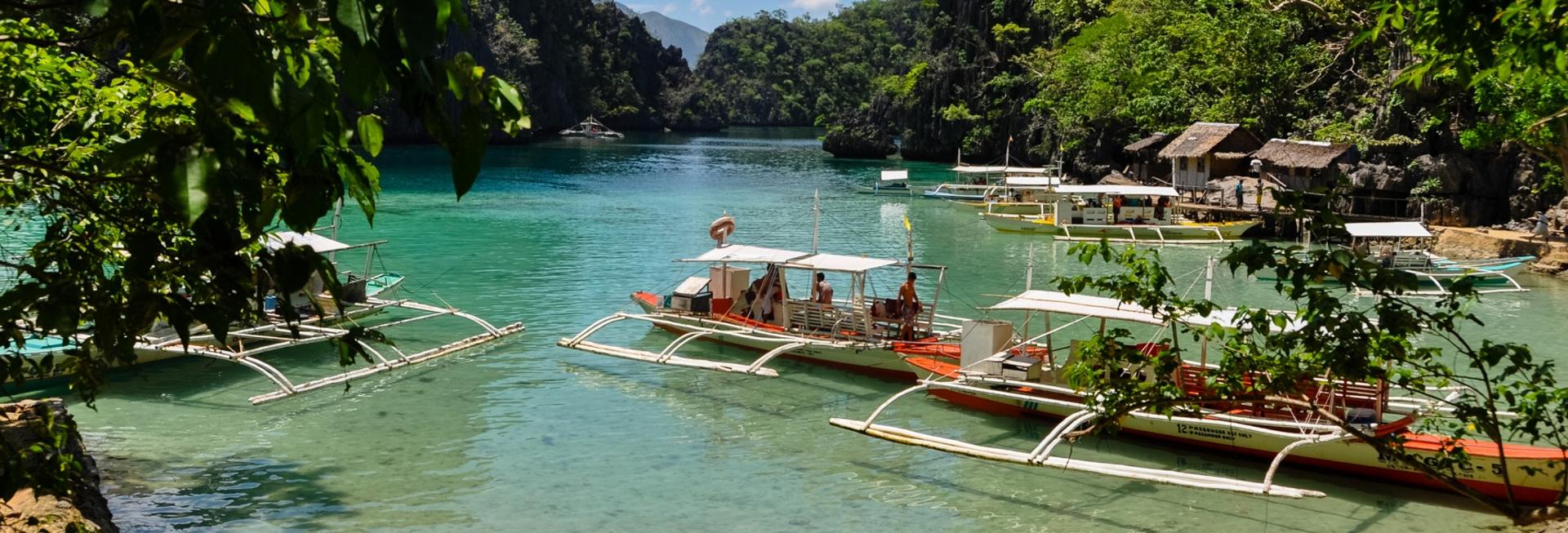 Boats, Coron, Palawan, the Philippines