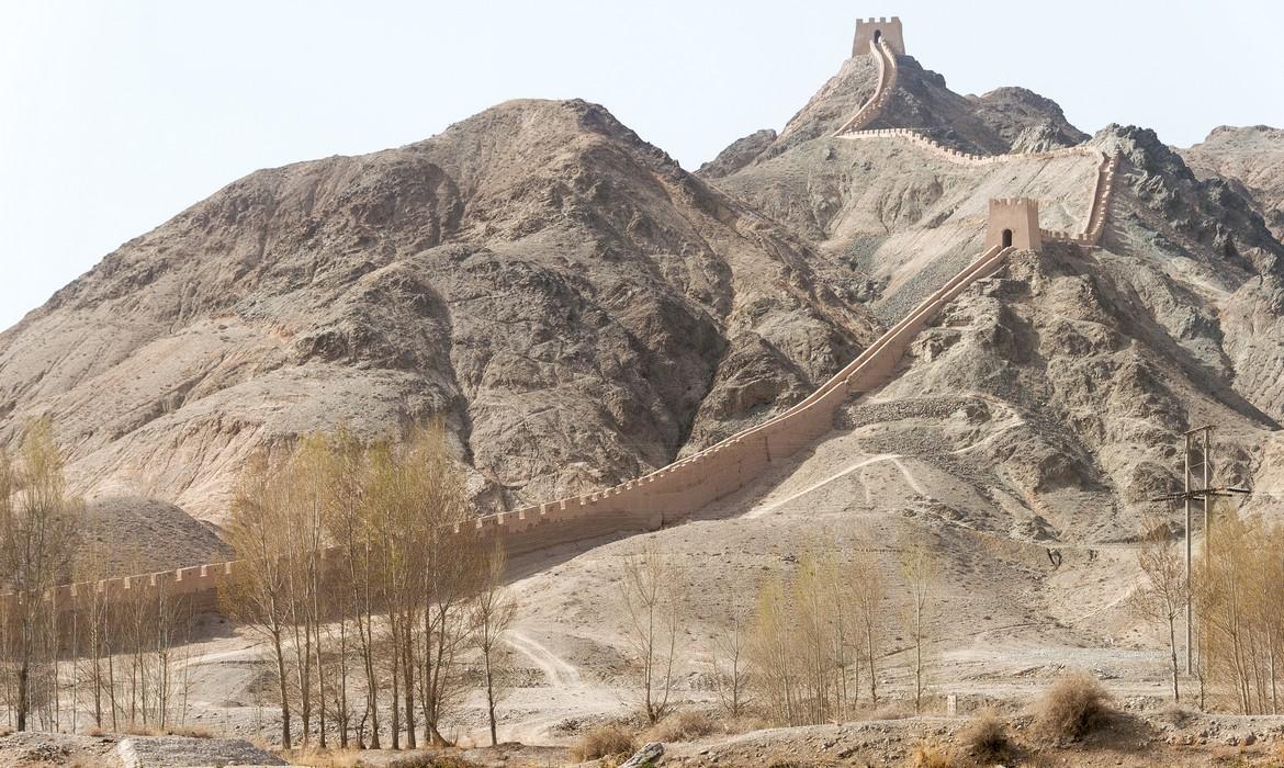 Overhanging Great Wall, Jiayuguan