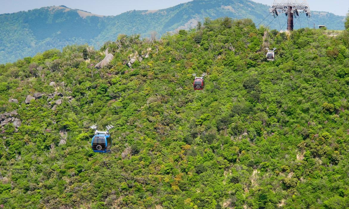 Cable cars, Hakone National Park