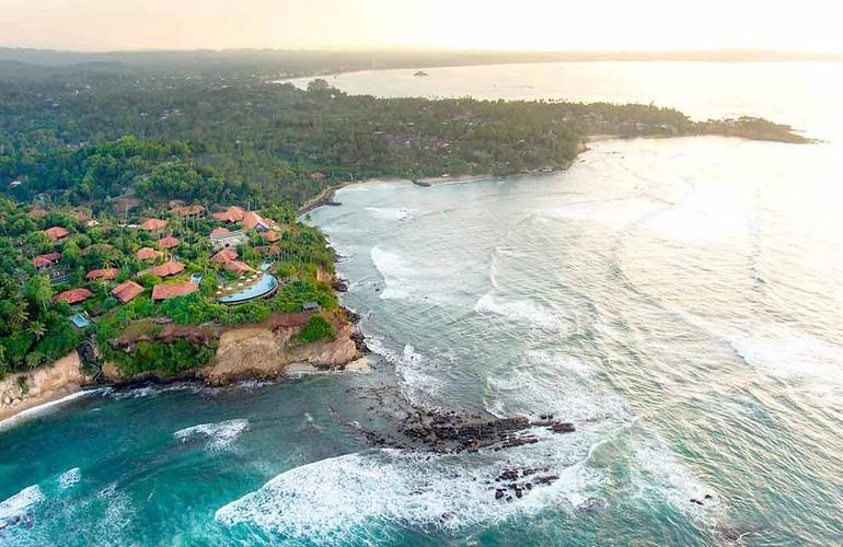 Aerial view, Cape Weligama