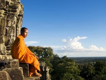 Monk at Angkor, Siem Reap