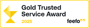 Feefo Gold Trusted Service Award