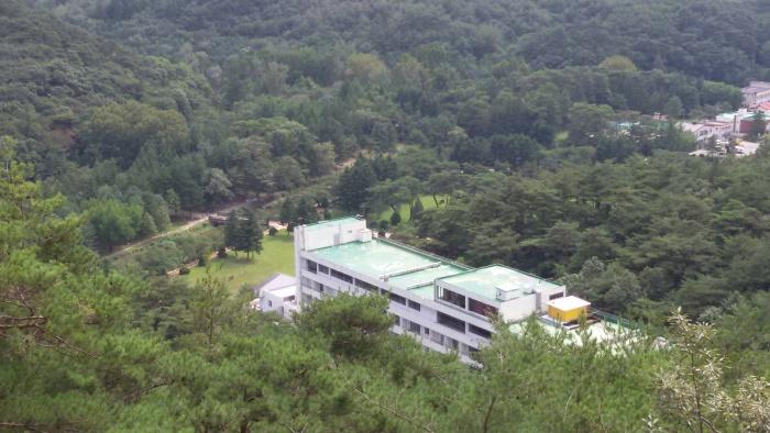 Aerial View, Lake Hills Hotel, Songnisan