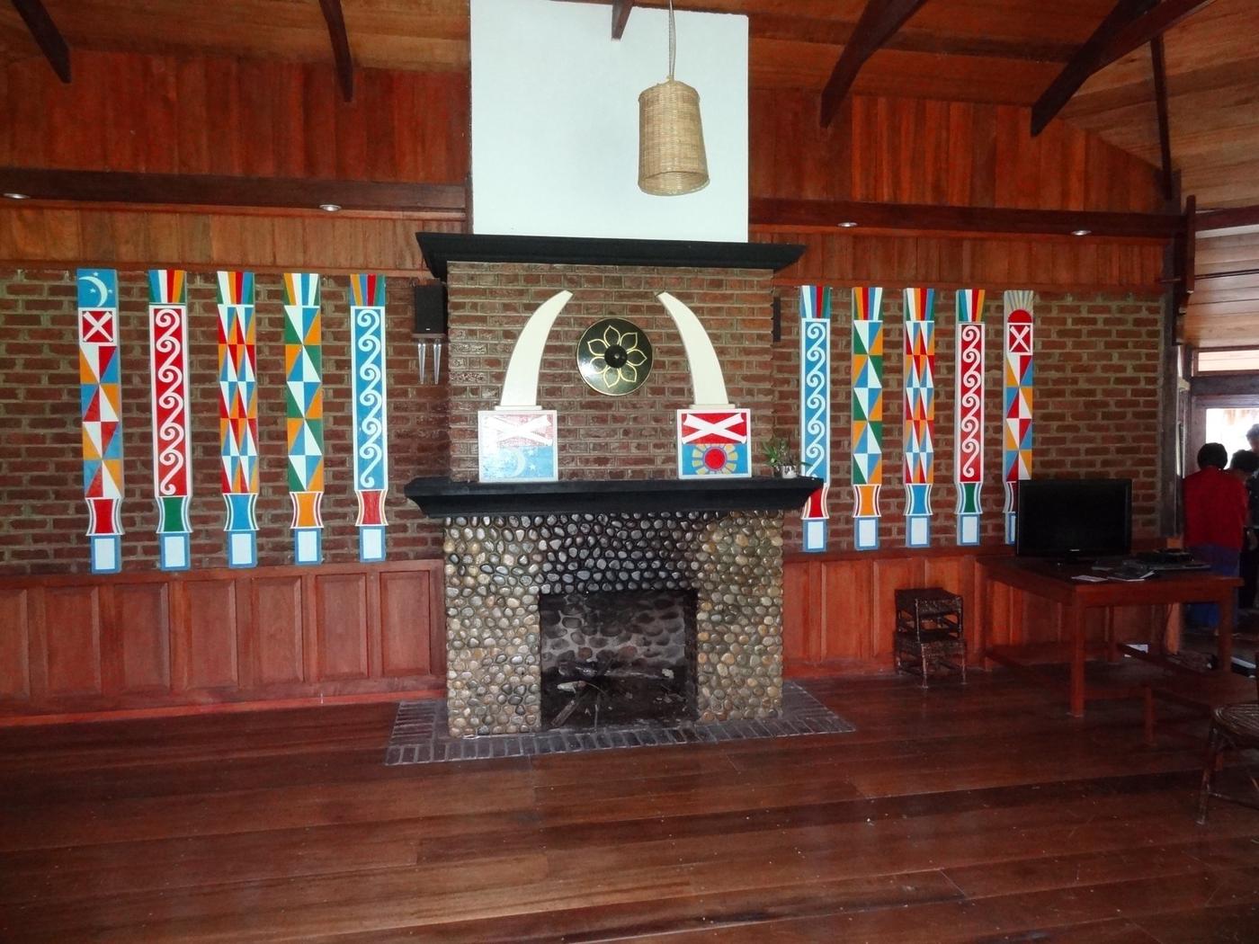 Fireplace, Putao Trekking House