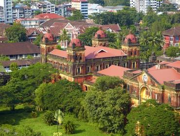 Colonial buildings, Yangon