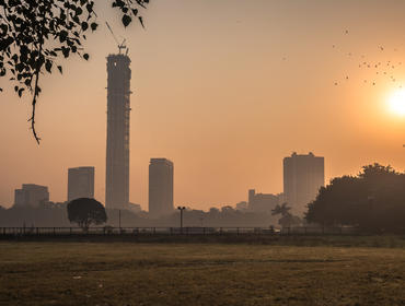 Sunset over the Maiden, Kolkata