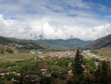View of the valley, Paro