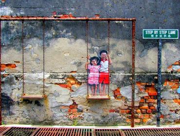 Street art, Georgetown, Penang