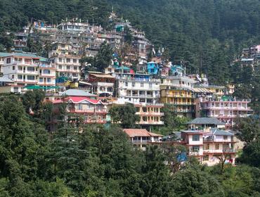 Overlooking Dharamsala town