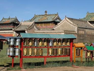 Prayer wheels, Erdene Zuu Monastery