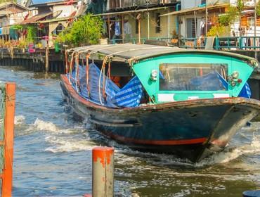 Ferry boat on the Klong, Bangkok