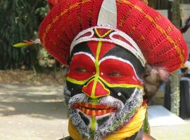 Tribal face paint, Papua New Guinea