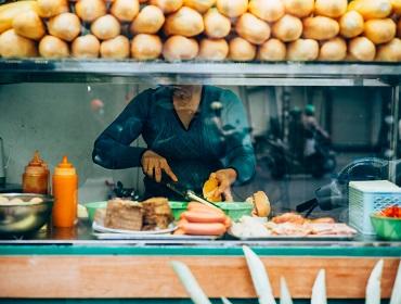 Street food vendor, Saigon