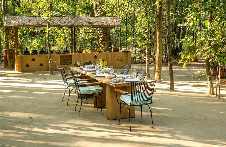 Dining Area, Kanha Jungle Lodge