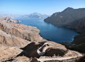 Fjord from the top, Jebel Harim