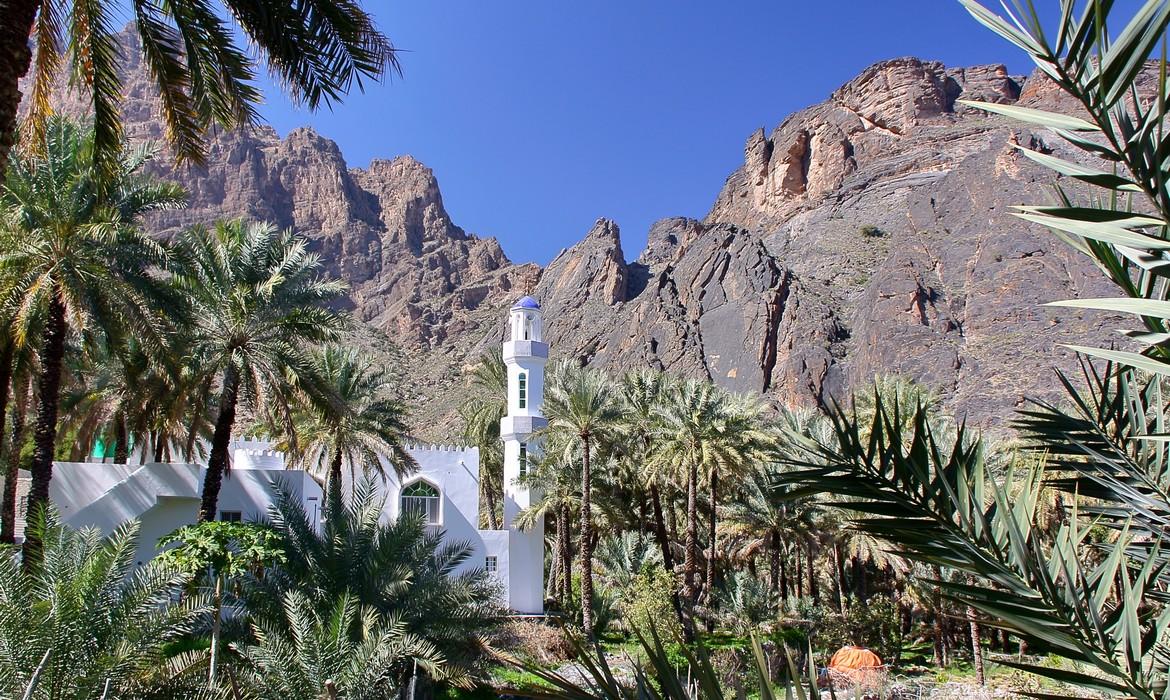 View of a mosque close to Bilad Sayt village