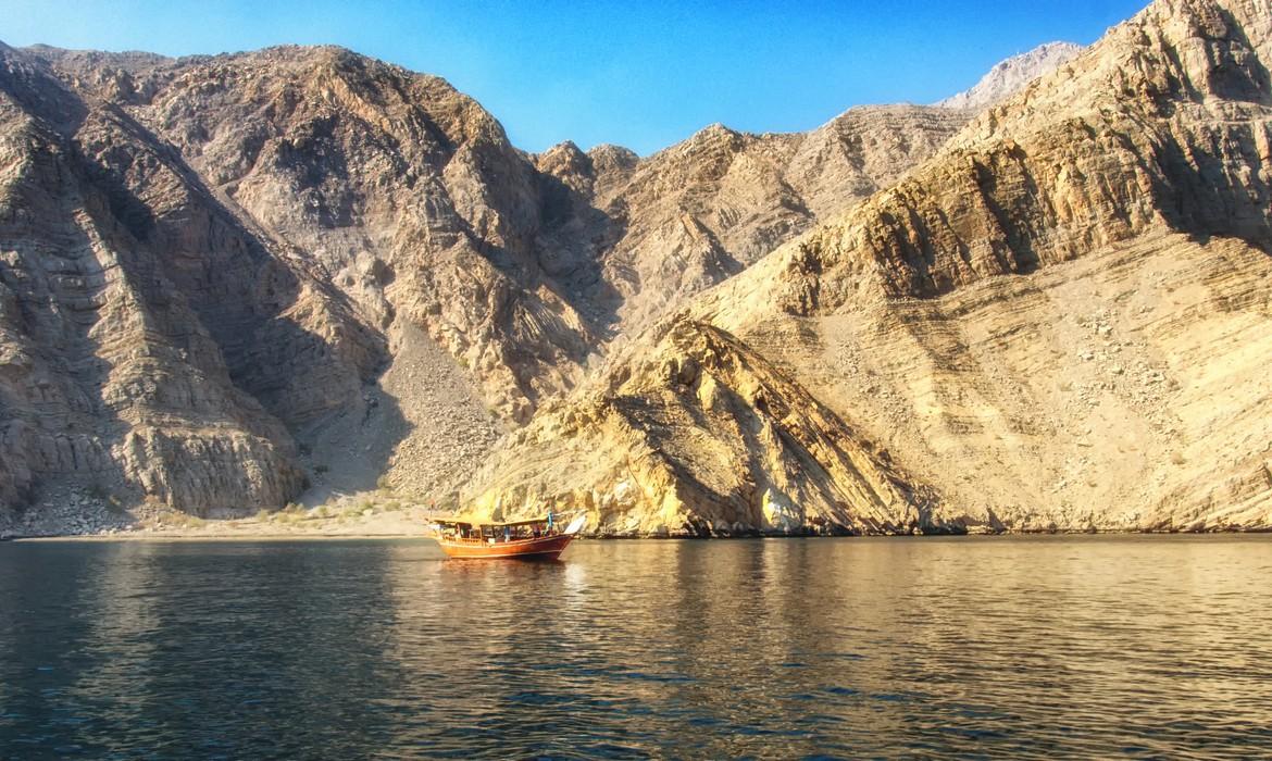 Beautiful coastal scenery near Khasab