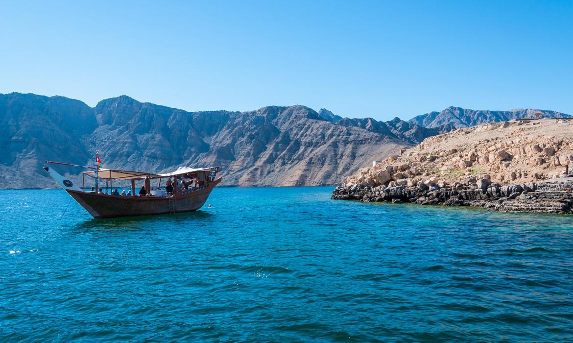 Dhow boat in Musandam