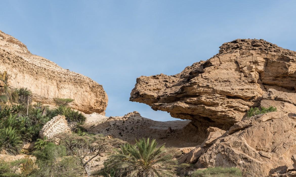 Rocks in canyon, Ash Shuwaymiyyah