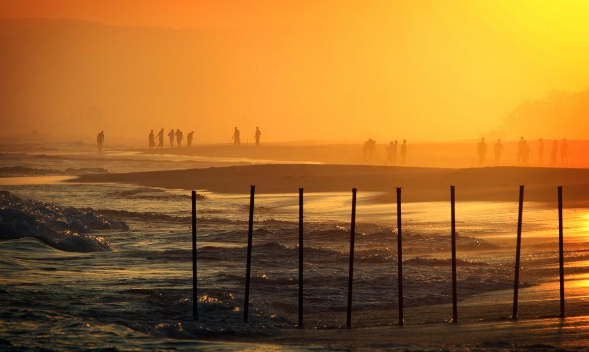 Sunset at beach, Salalah