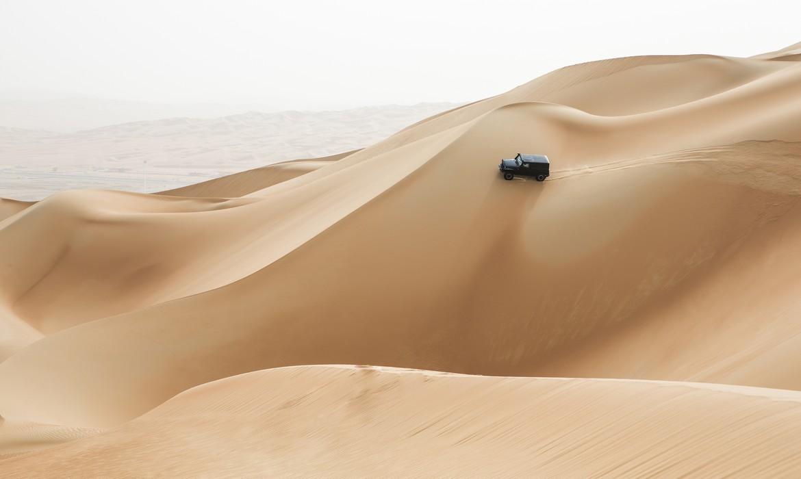 Jeep, the empty quarter