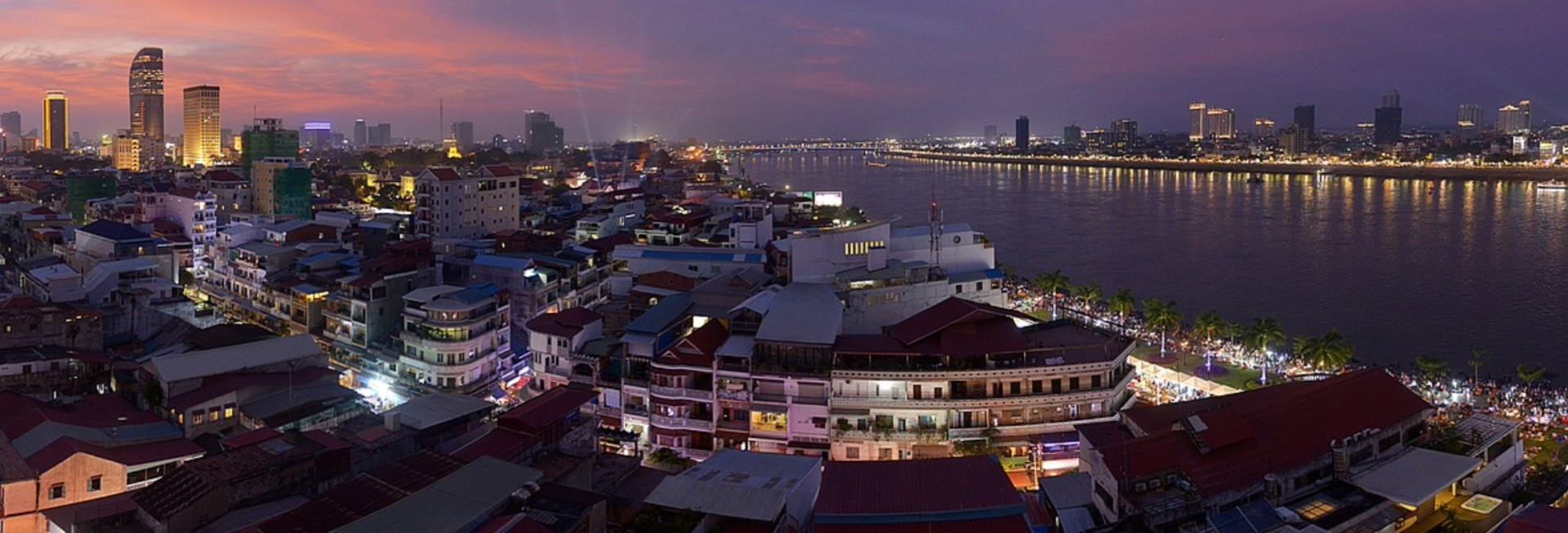 Phnom Penh at night