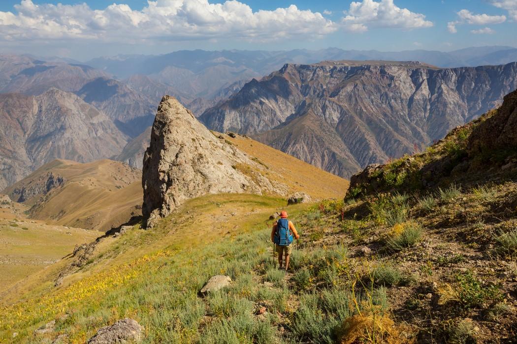 Hiking in the Chimgan Mountains