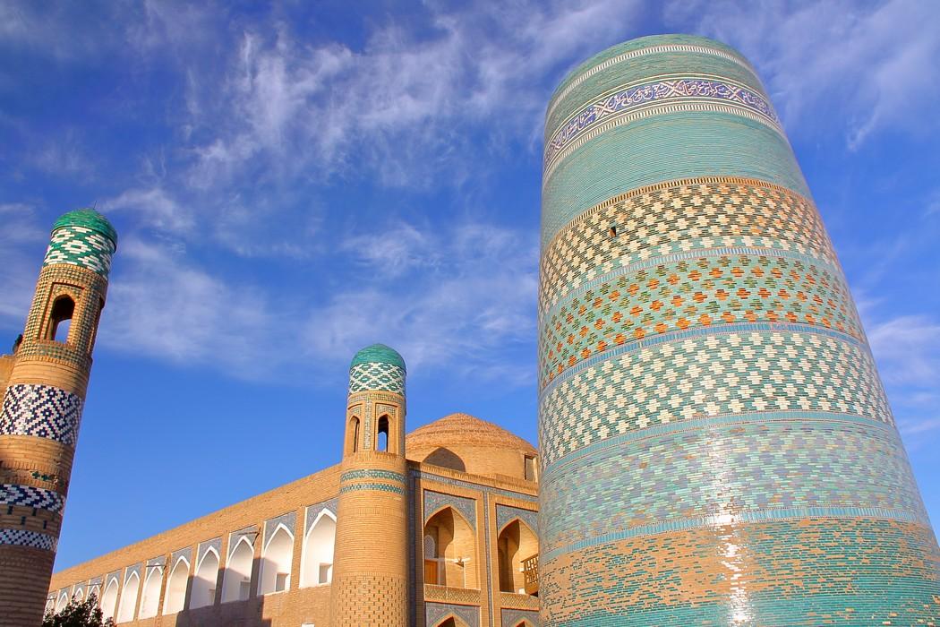 The Kalta Minor Minaret in Khiva