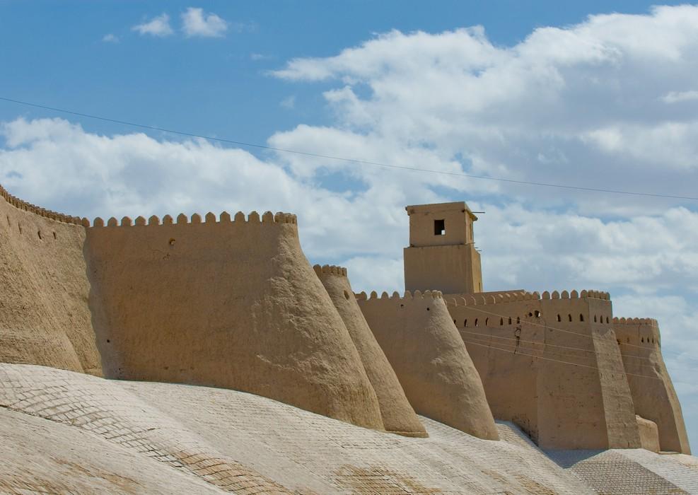 The City Walls of Khiva Old Town