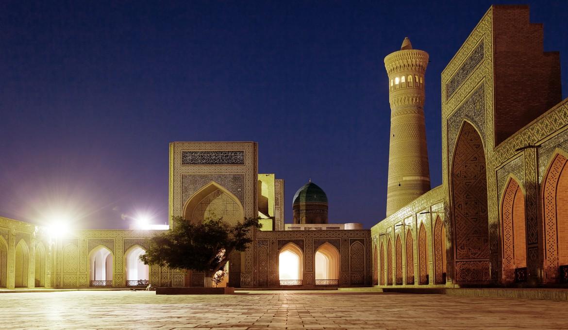 Bukhara at night