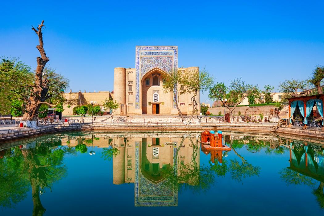 Lyabi Hauz Pond in Bukhara