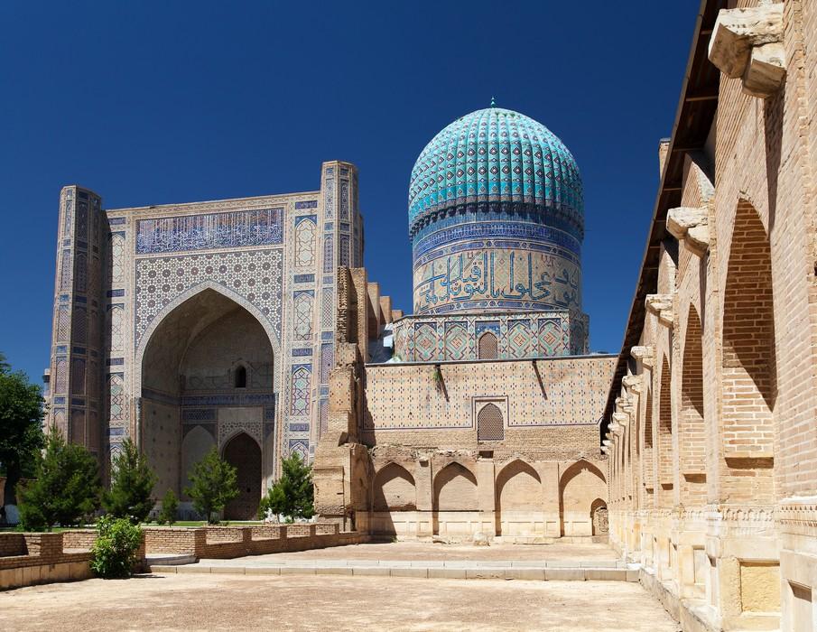 The Bibi-Khanym Mosque in Samarkand