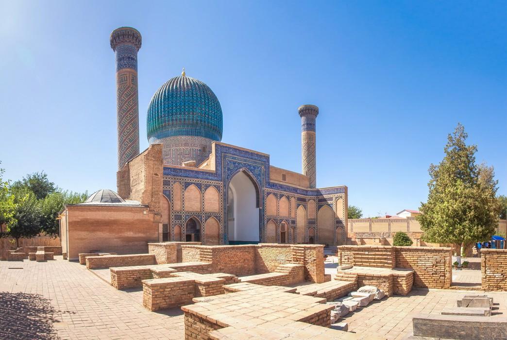 The Gur Emir Mausoleum in Samarkand