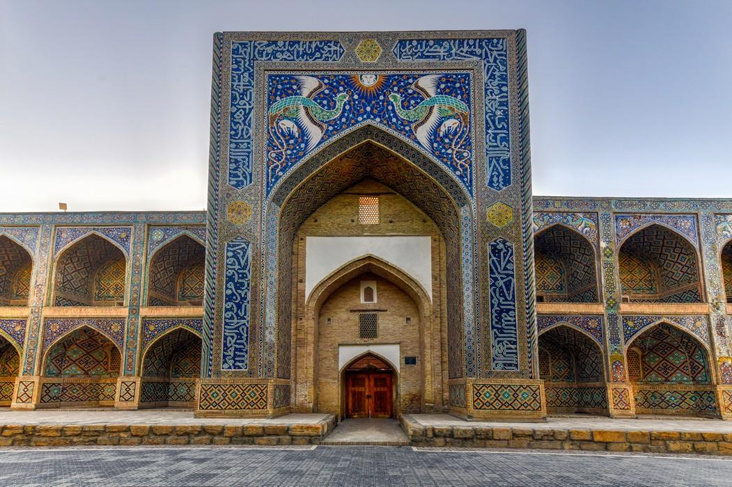 The Lyabi Hauz Madrassa in Bukhara