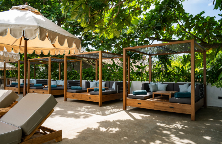 Poolside Cabanas