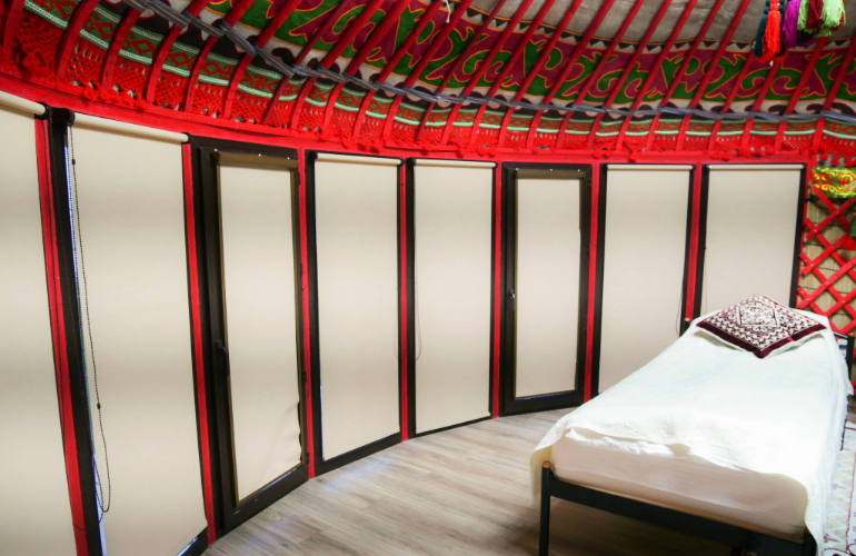 Inside VIP Yurts