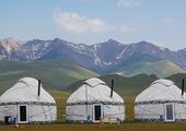 Stay overnight in a yurt camp
