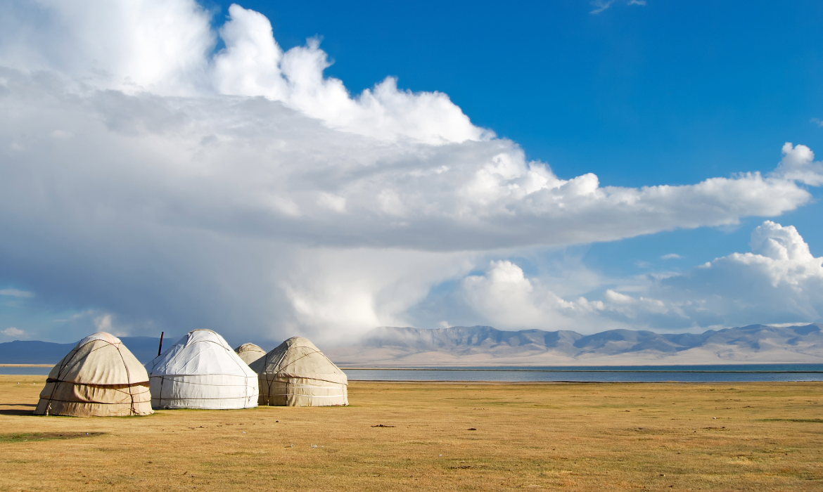 Yurts at Son-Kul-Lake