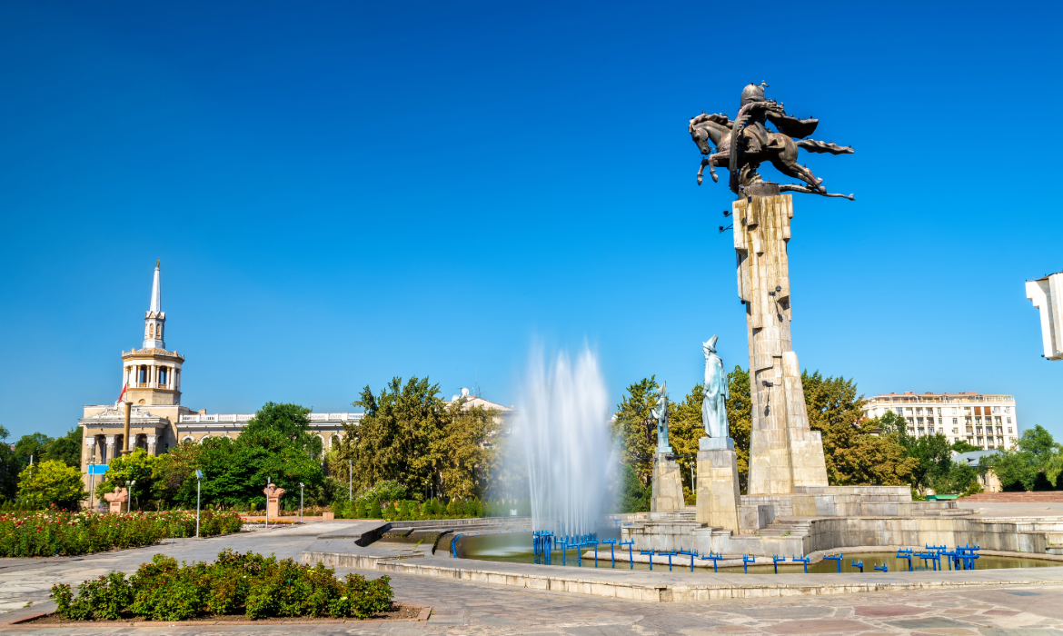Bishkek Manas Statue