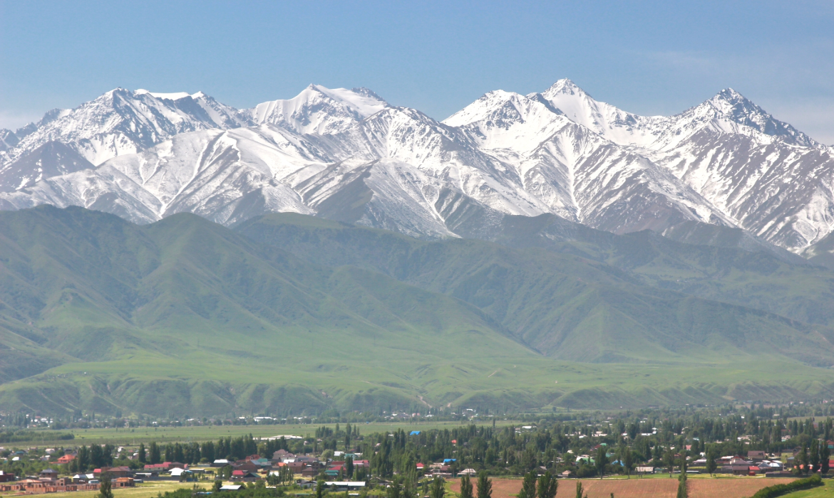 Bishkek surrounding scenery