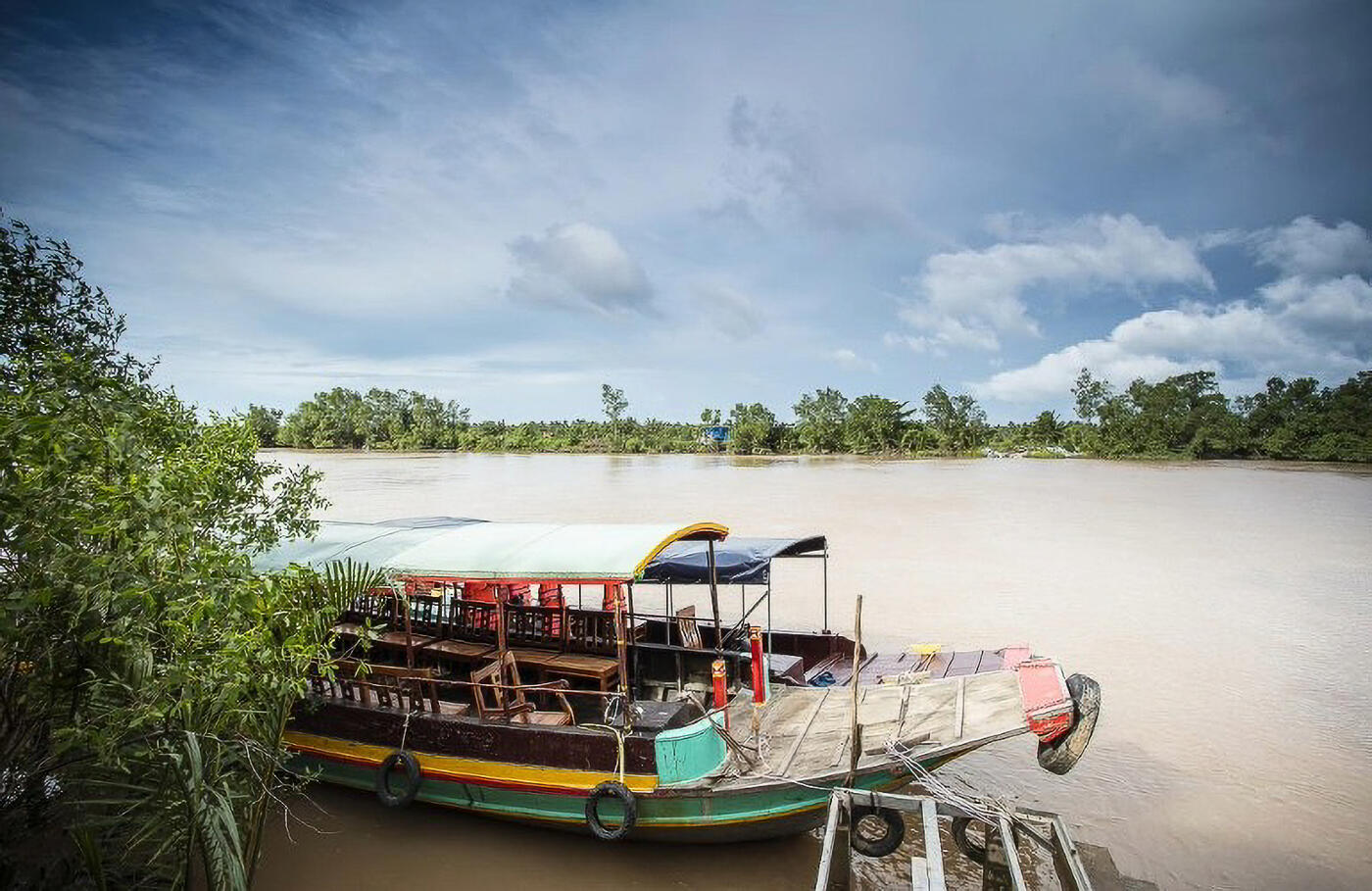 Boat on the Mekong