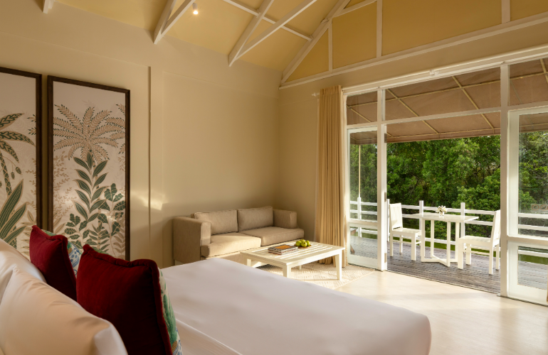 Lagoon Cabin Bedroom, Jungle Beach an Uga Experience