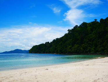 Beach at Gaya Island